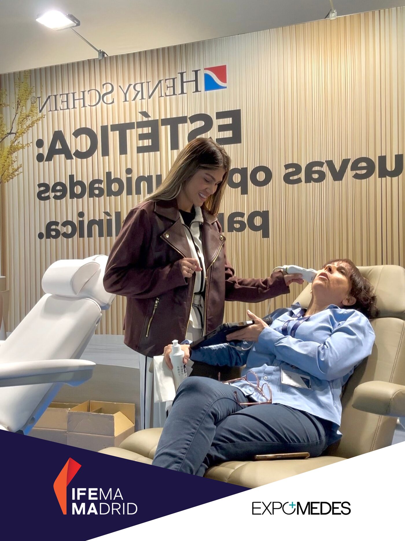 Dra. Sharon en feria de medicina estética Madrid 2026